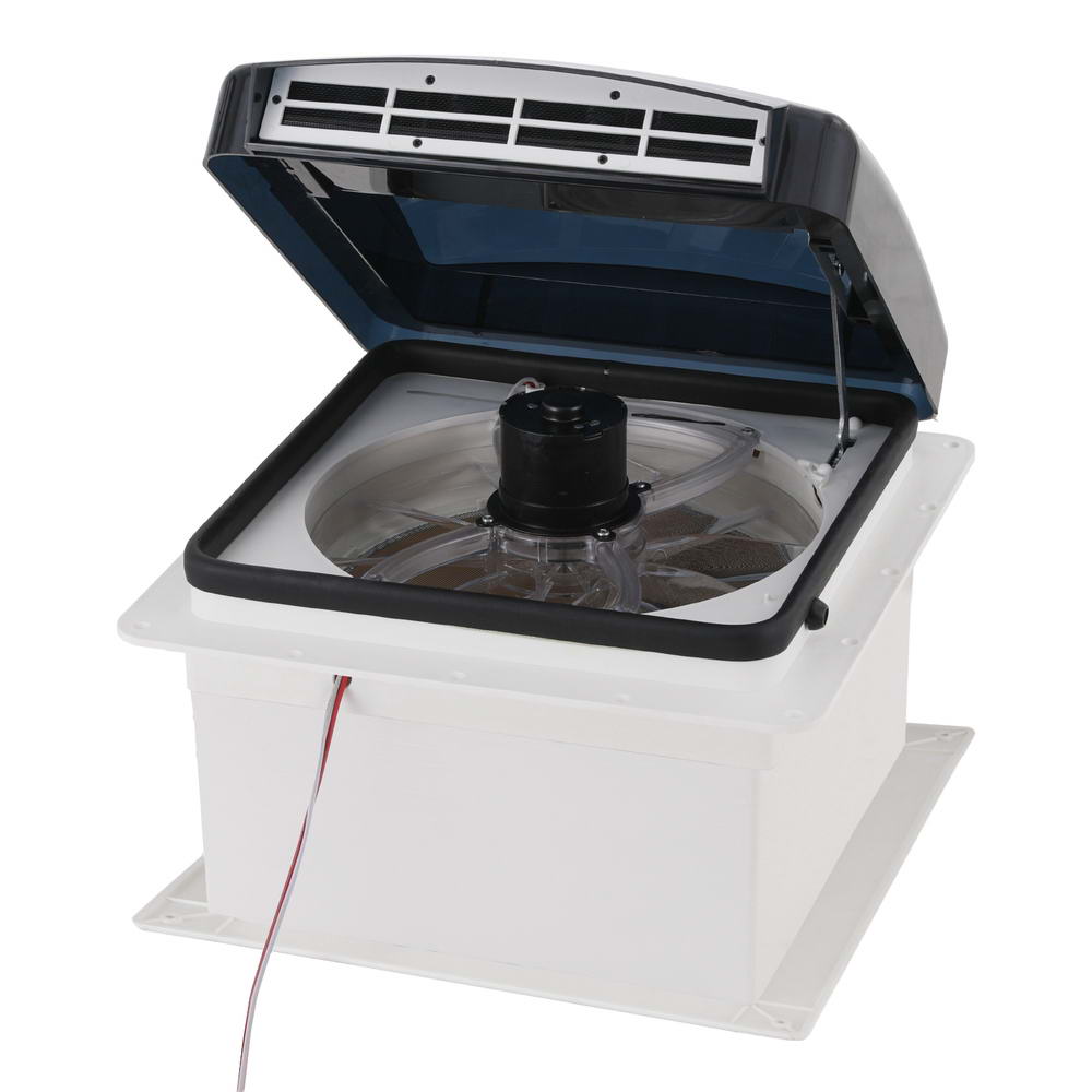 Weisshorn Caravan Air Vent Roof Hatch 12V Shower Fan - CV-VENT-42X42X11-FAN-GY