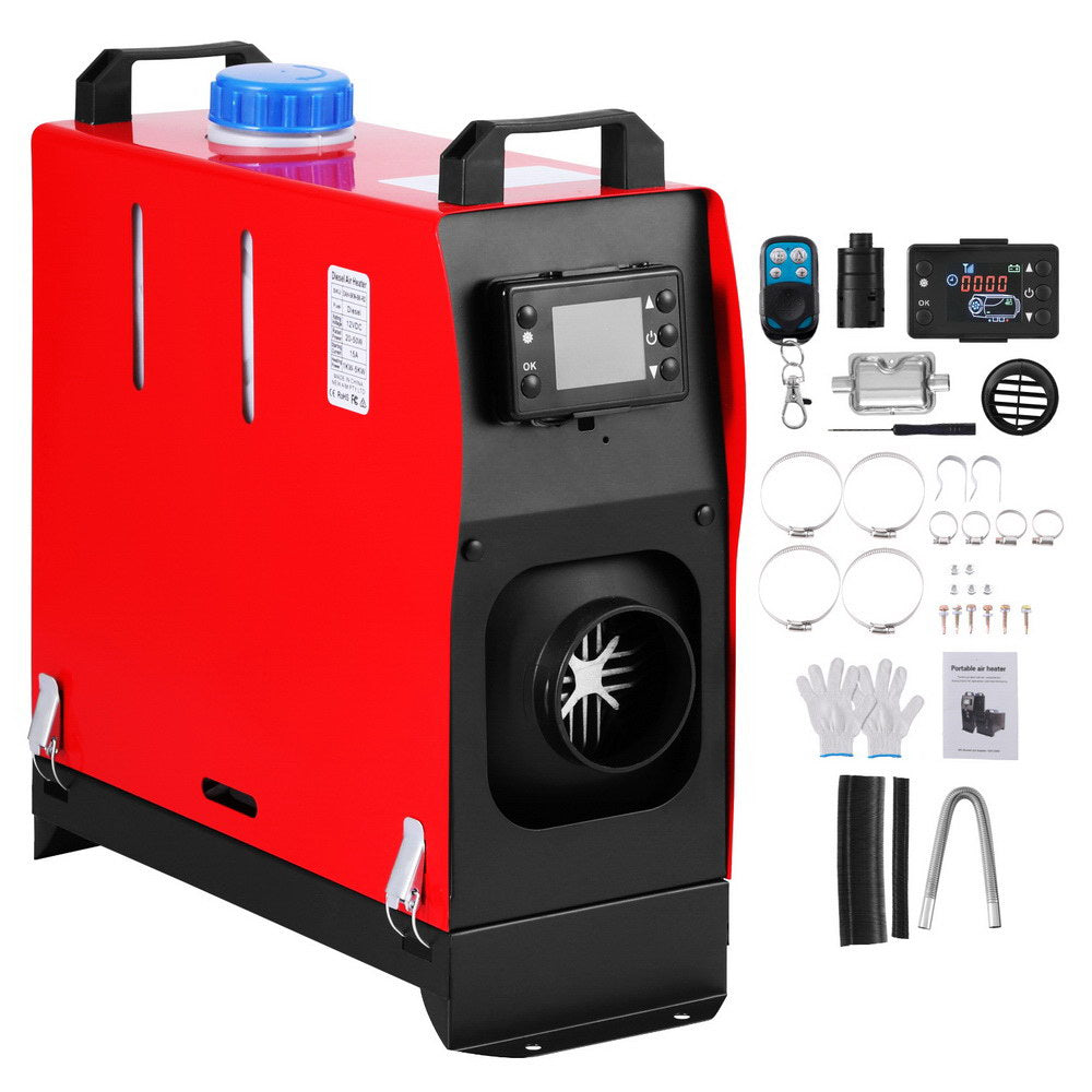 Giantz Diesel Air Heater All-in-one 12V 5KW LCD Remote Control for C - DAH-2-5KW