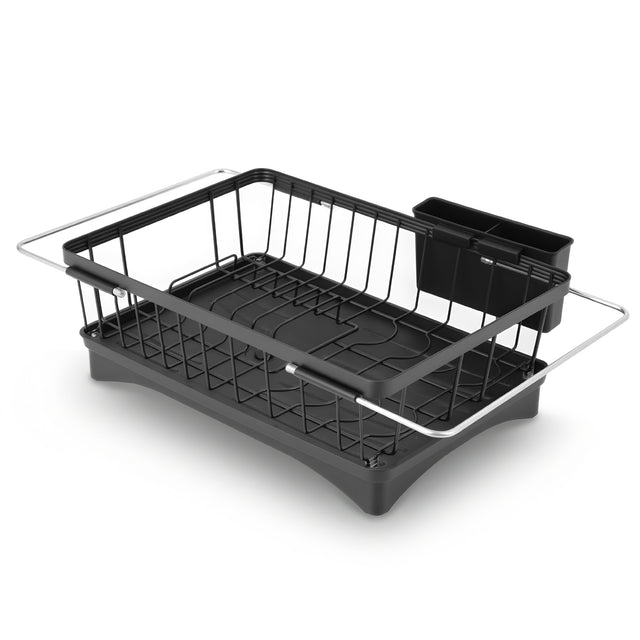 Cefito Dish Drying Rack for Kitchen Organisation Sink Organiser Drainer 04-BK