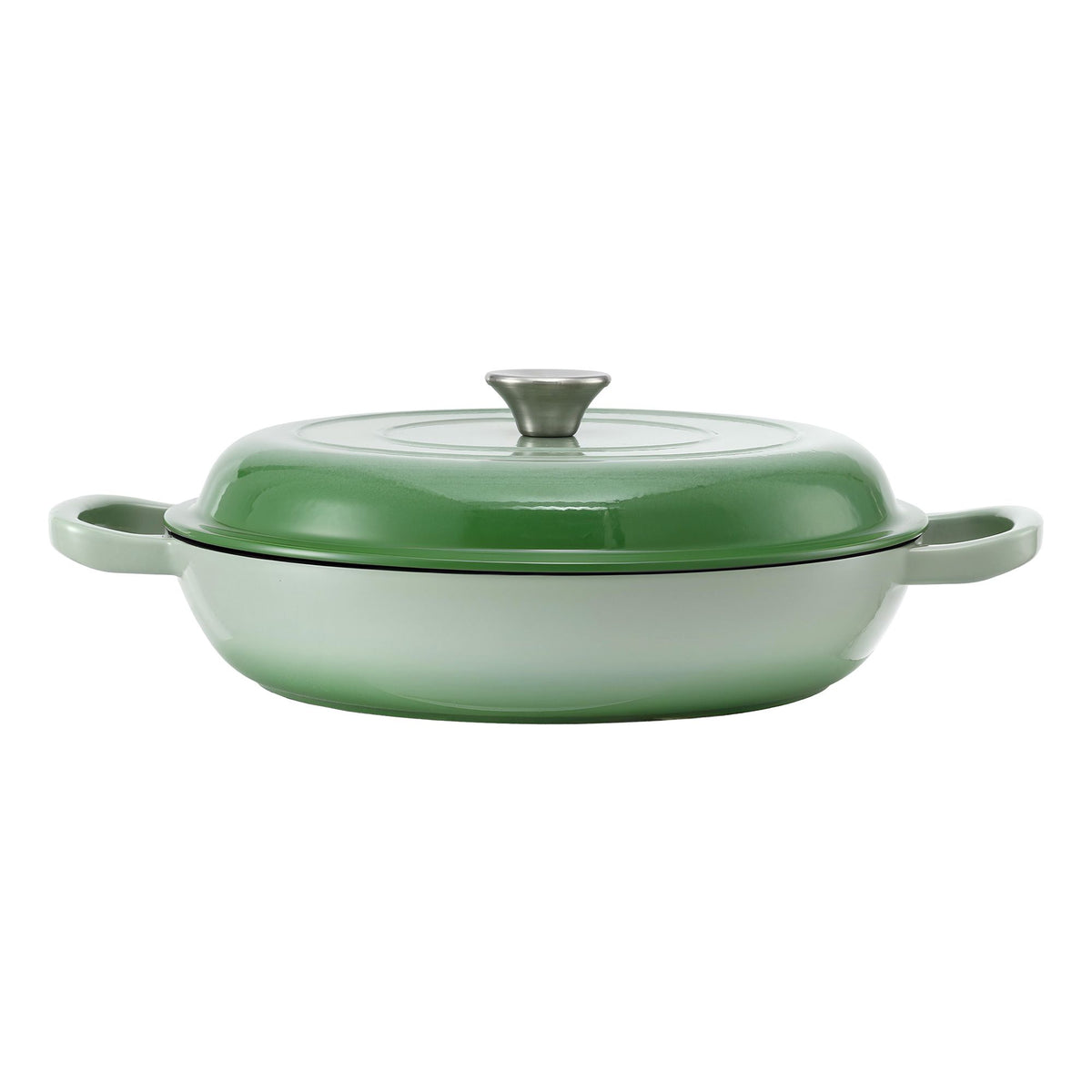 5-Star Chef 3.3L Enameled Cast Iron Dutch Oven Pot with Lid for - DTO-PAN-GN