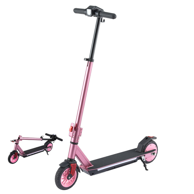 Electric Scooter 180W 18km/h Foldable Pink