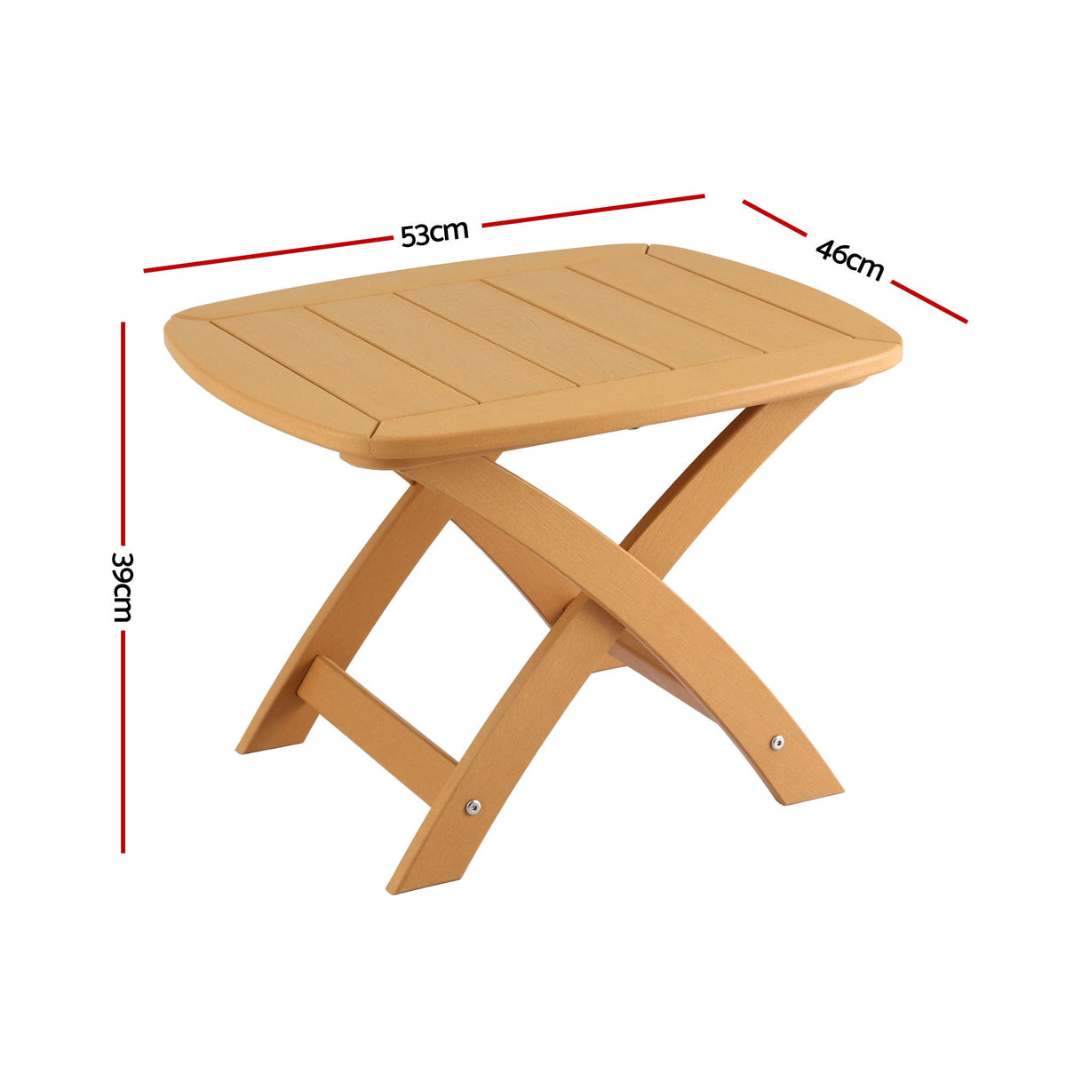Gardeon Outdoor Coffee Side Table HDPE Desk Indoor - FF-BEACH-DESK-HE-NTL