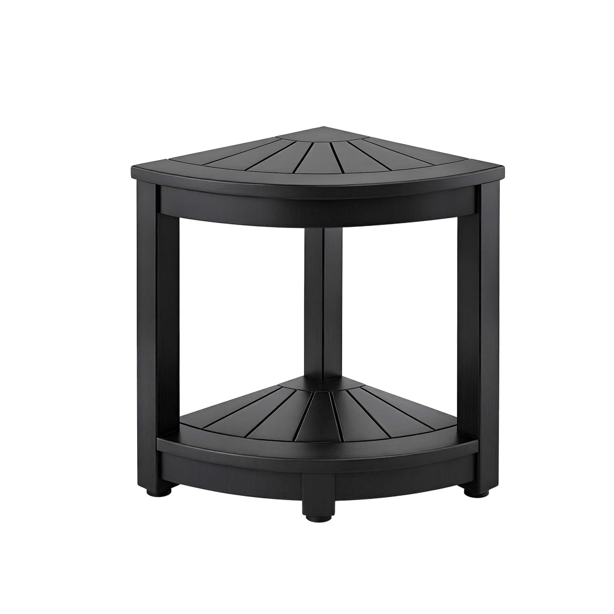 Gardeon Outdoor Coffee Side Table HDPE Desk Corner - FF-BEACH-DESK-HECOR-BK