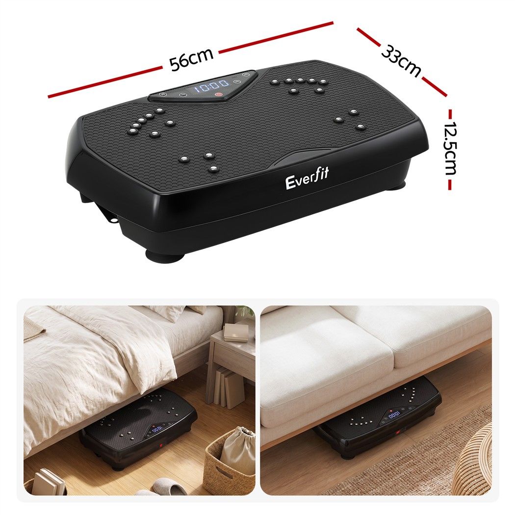 Everfit Vibration Plate Exercise Machine Full Body Shaker - FIT-H-VP-DIAMOND-BK