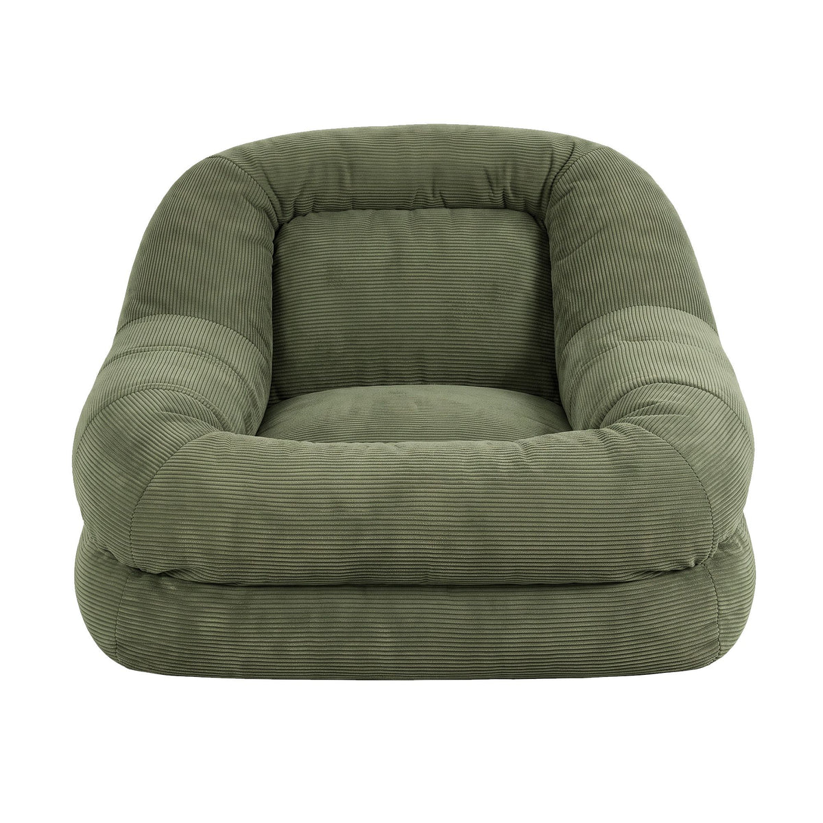 Artiss Armchair Floor Chair Couch Recliner 1 Seater Clo - FLOOR-LAZY-02CPS-1S-GN