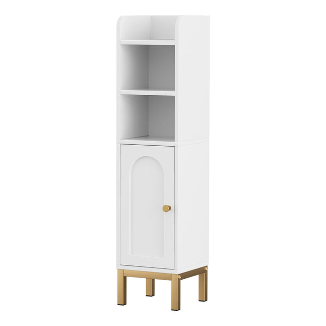 Artiss Bathroom Storage Cabinet Floor Organizer Toilet Corn - RNI-G-BATH-AZ01-WH