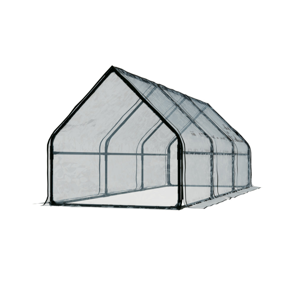 Green Fingers Greenhouse 2.7x0.9x0.9M Mini Green House Raised Garden Bed Planter Box