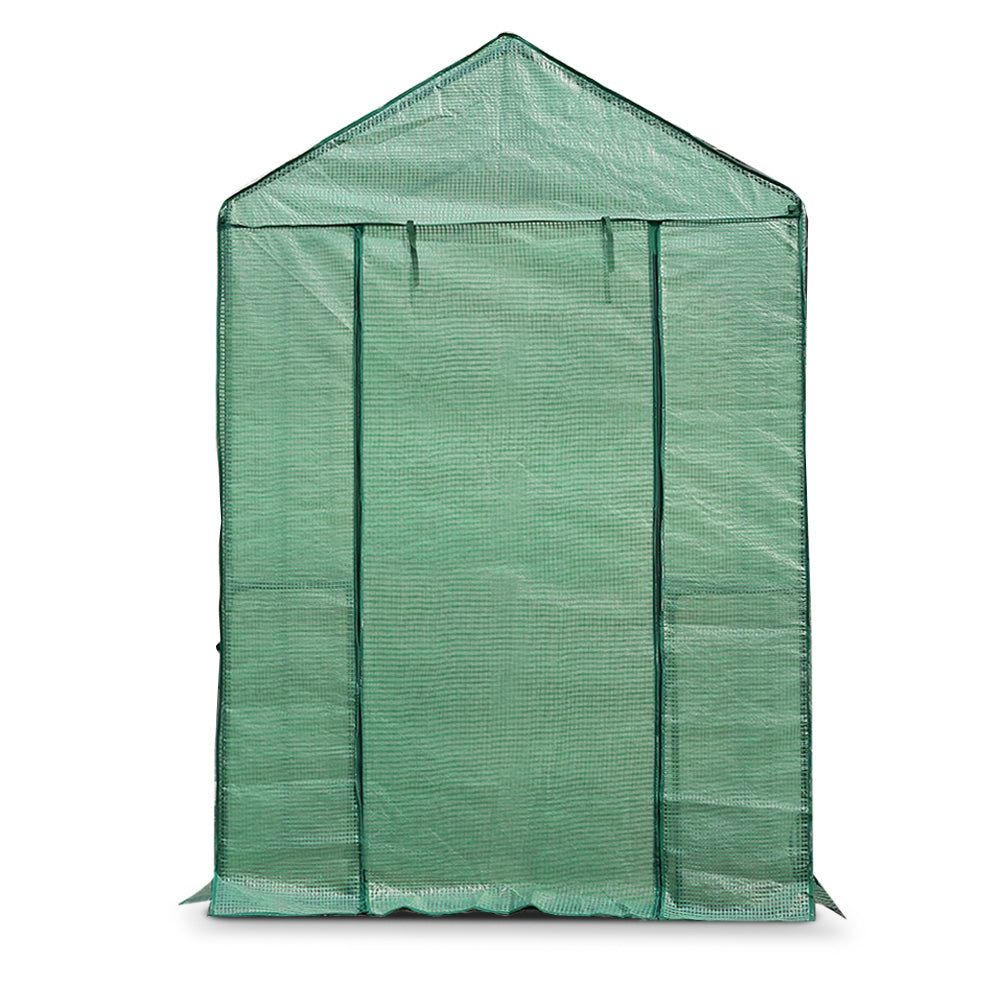 Green Fingers Greenhouse 1.2x1.9x1.9M Walk in Green House Tun - GH-WALK-19X12-GR