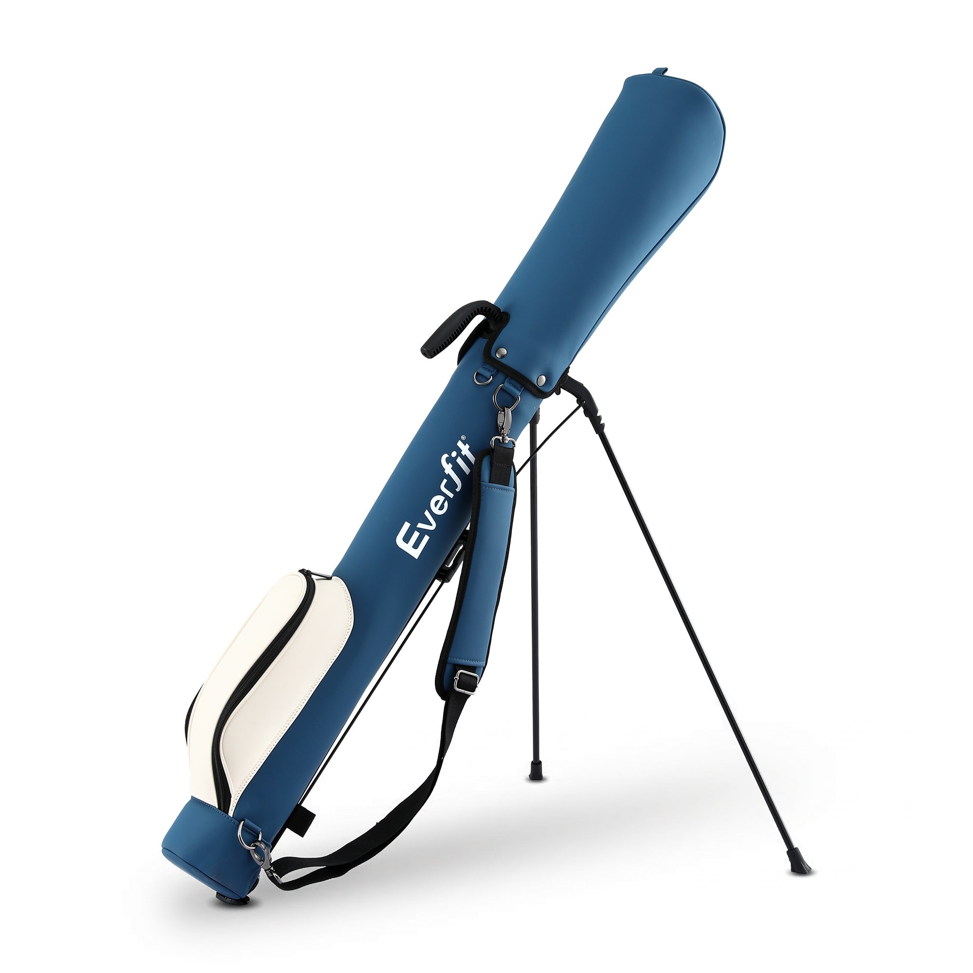 Everfit Golf Stand Bag Lightweight Sunday Pitch And Putt Bag Blue