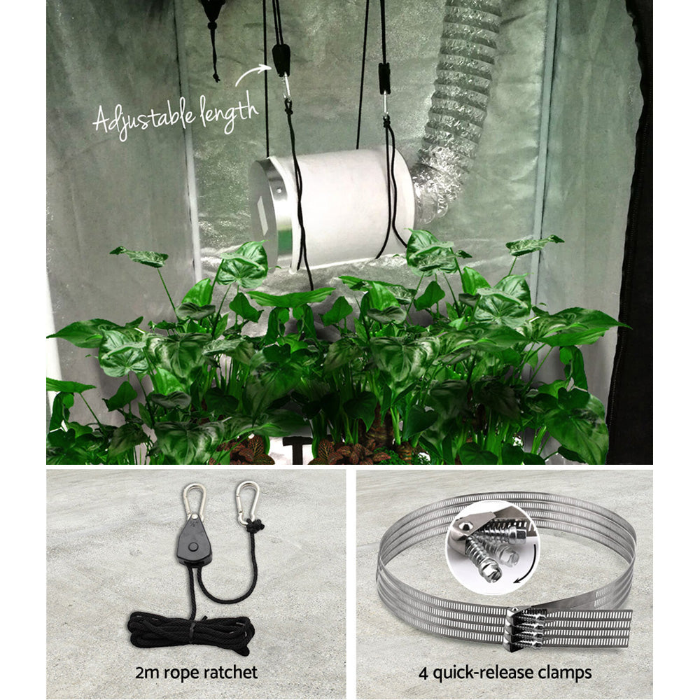 Green Fingers 6"Ventilation Kit Fan Hydroponics Grow Tent - GT-KIT-VENT-6IN