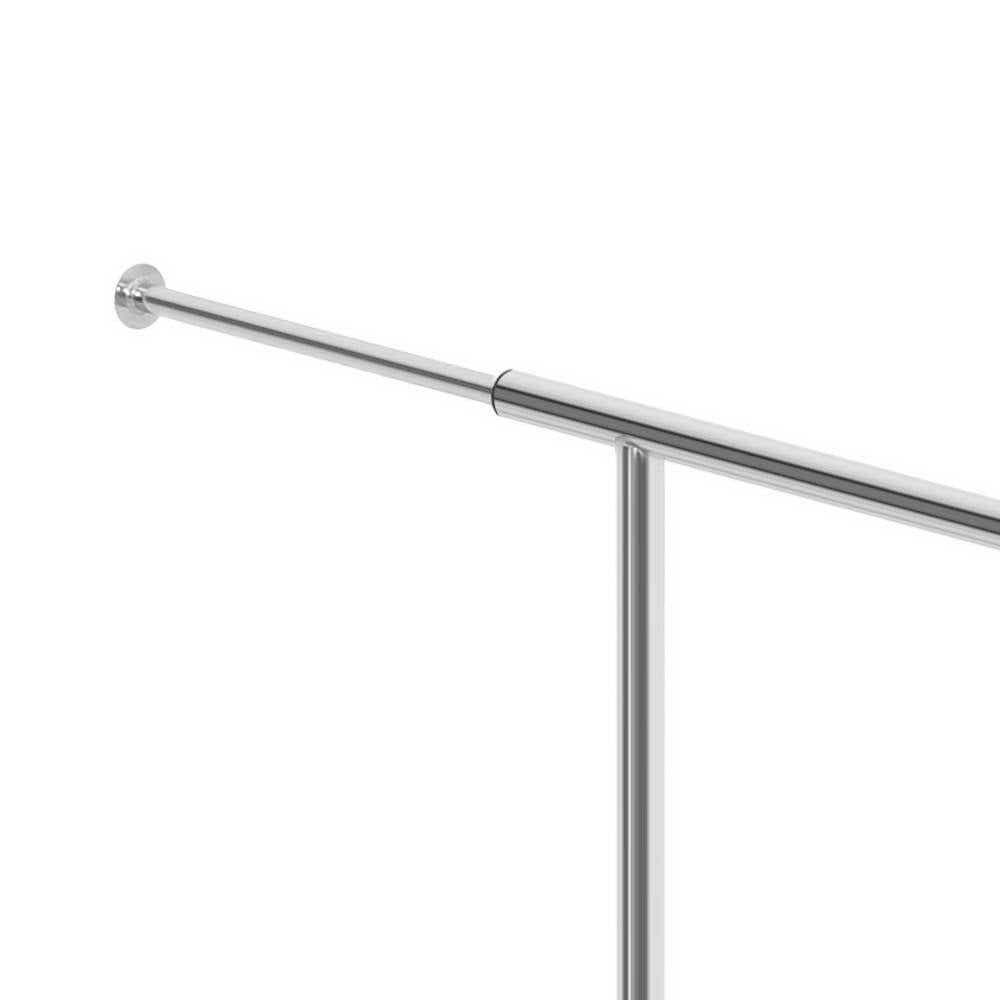Artiss Clothes Rack Airer Rail Coat Stand Adjustable Hanger - HANGER-1938A-S-SI