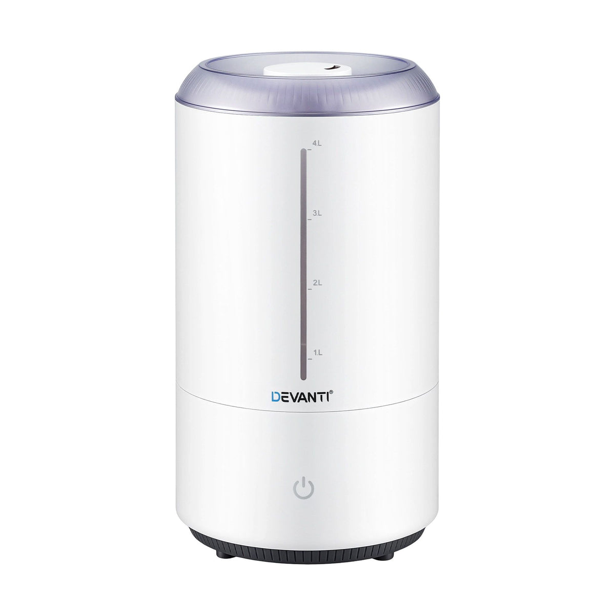 Devanti Ultrasonic Humidifier Aroma Diffuser Top Fill Quiet Bedroom 4L White