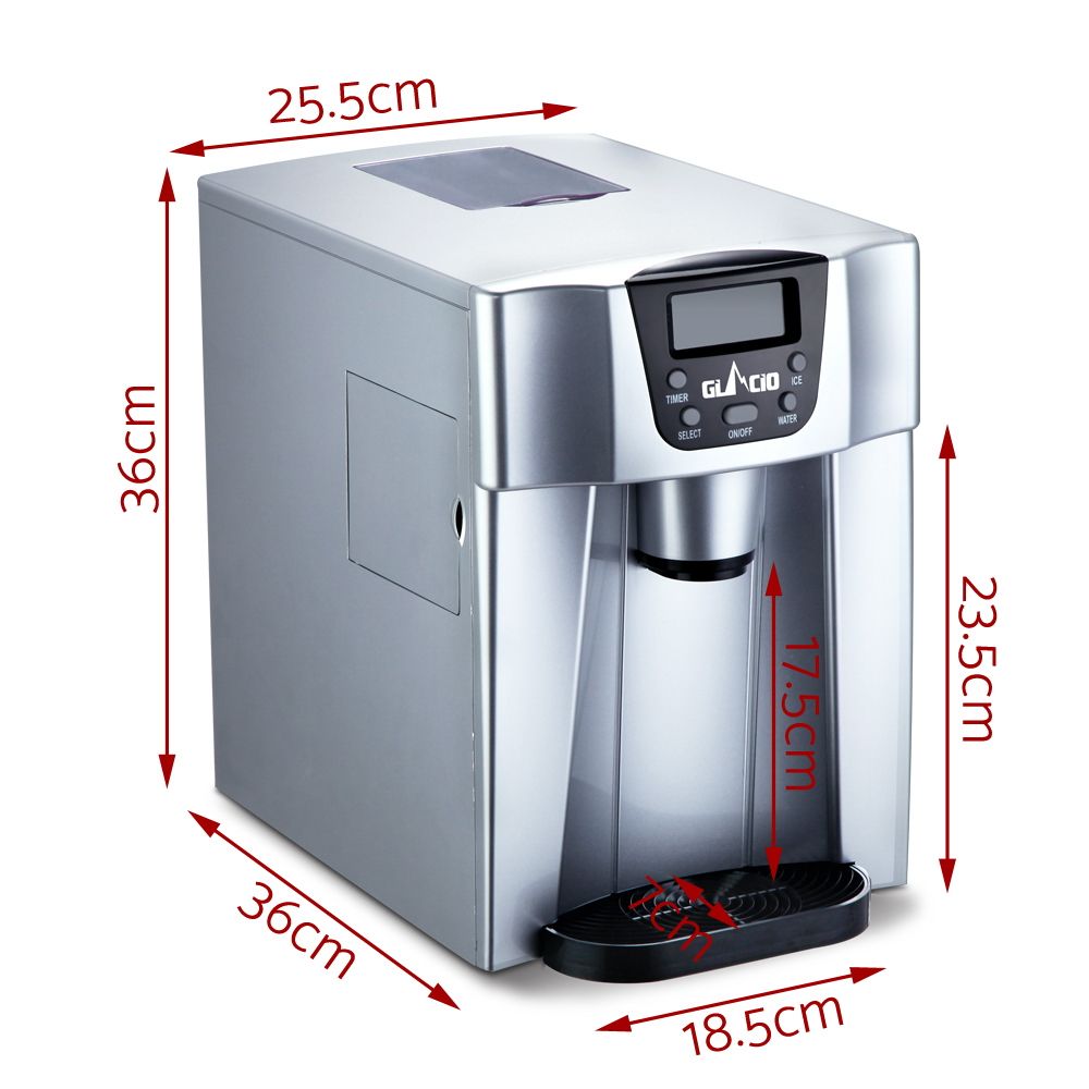 Devanti 12kg Ice Maker Machine with Water Dispenser