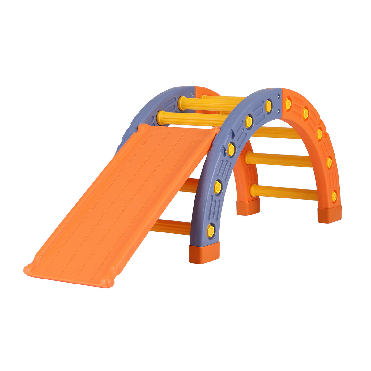 Keezi Kids Climbing Frame Set With Slide Indoor Outdoor - KCS-SLIDE-ARC-OG