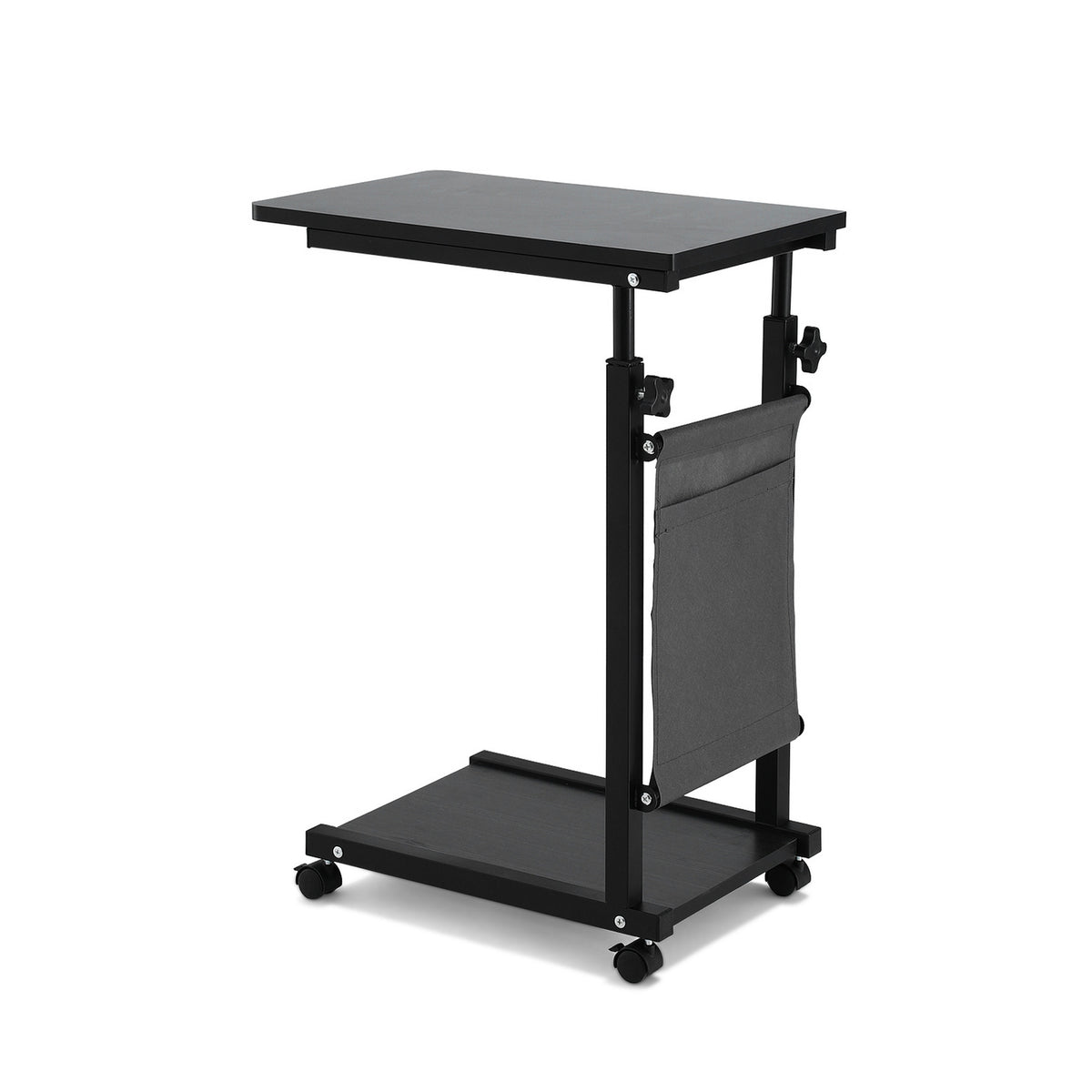 Artiss Laptop Desk Height Adjustable Mobile Workstation - LA-DESK-C-48-BK