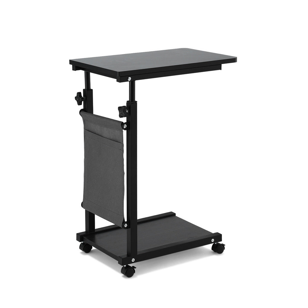 Artiss Laptop Desk Height Adjustable Mobile Workstation - LA-DESK-C-48-BK