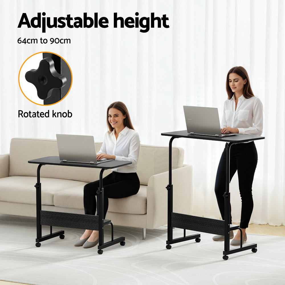Artiss Laptop Desk Portable Sit Stand Desks Height - LA-DESK-C-80-T-BK