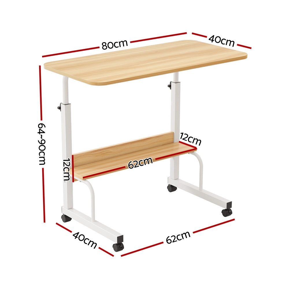 Artiss Laptop Desk Portable Sit Stand Desks Height - LA-DESK-C-80-T-WA
