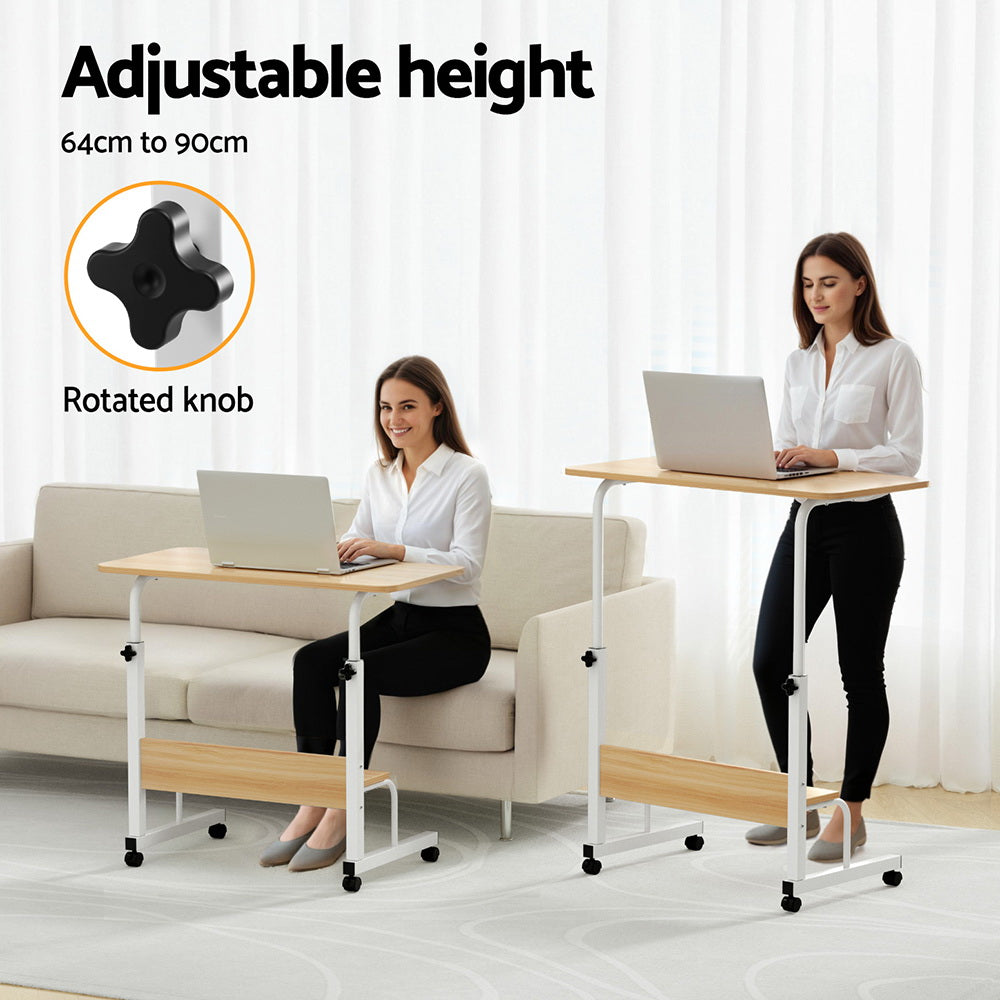 Artiss Laptop Desk Portable Sit Stand Desks Height - LA-DESK-C-80-T-WA