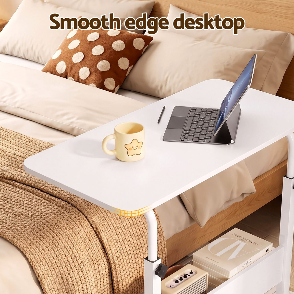 Artiss Laptop Desk Portable Sit Stand Desks Height Adjustabl - LA-DESK-C-80-T-WH