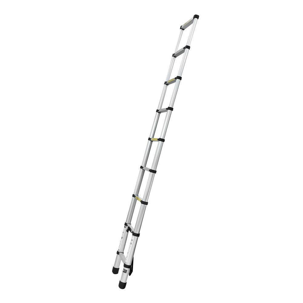 Giantz 2.6M Telescopic Ladder Aluminium Extension - LD-TLCP-ALU-S-2.6M