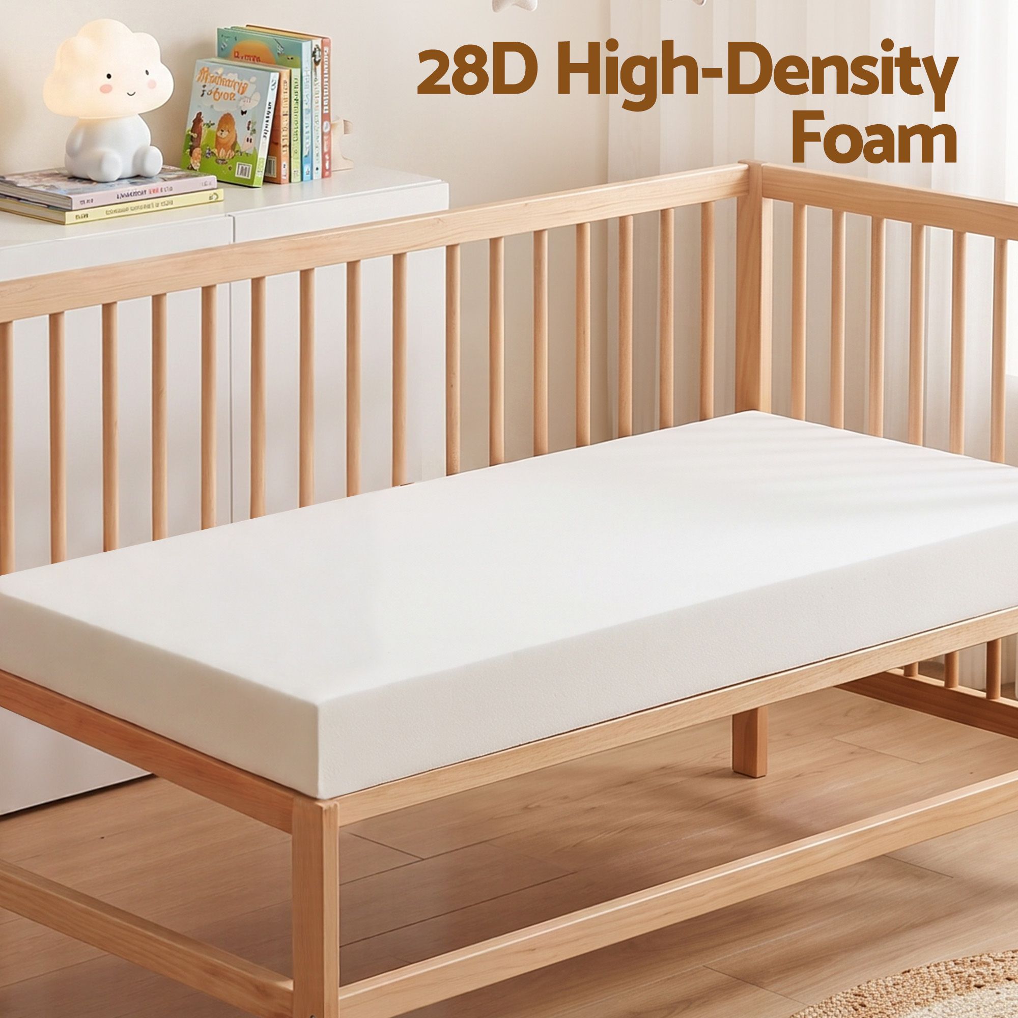 Giselle Bedding Cot Mattress, 11cm Thick Baby Mattress with Tencel Cover