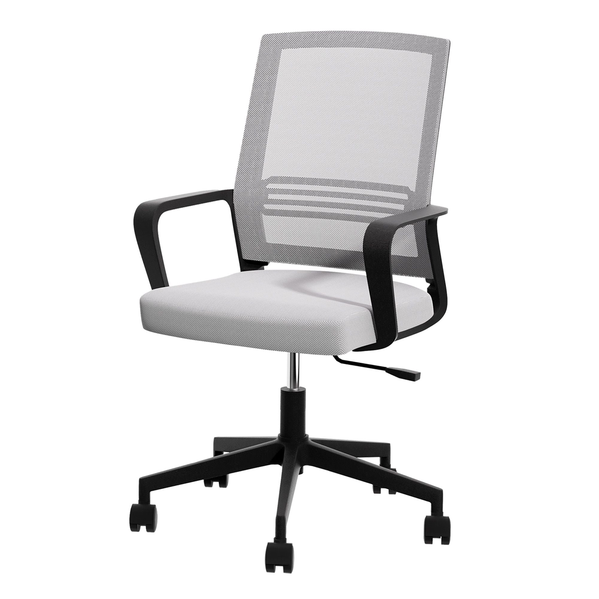 Artiss Mesh Office Chair Mid Back Grey