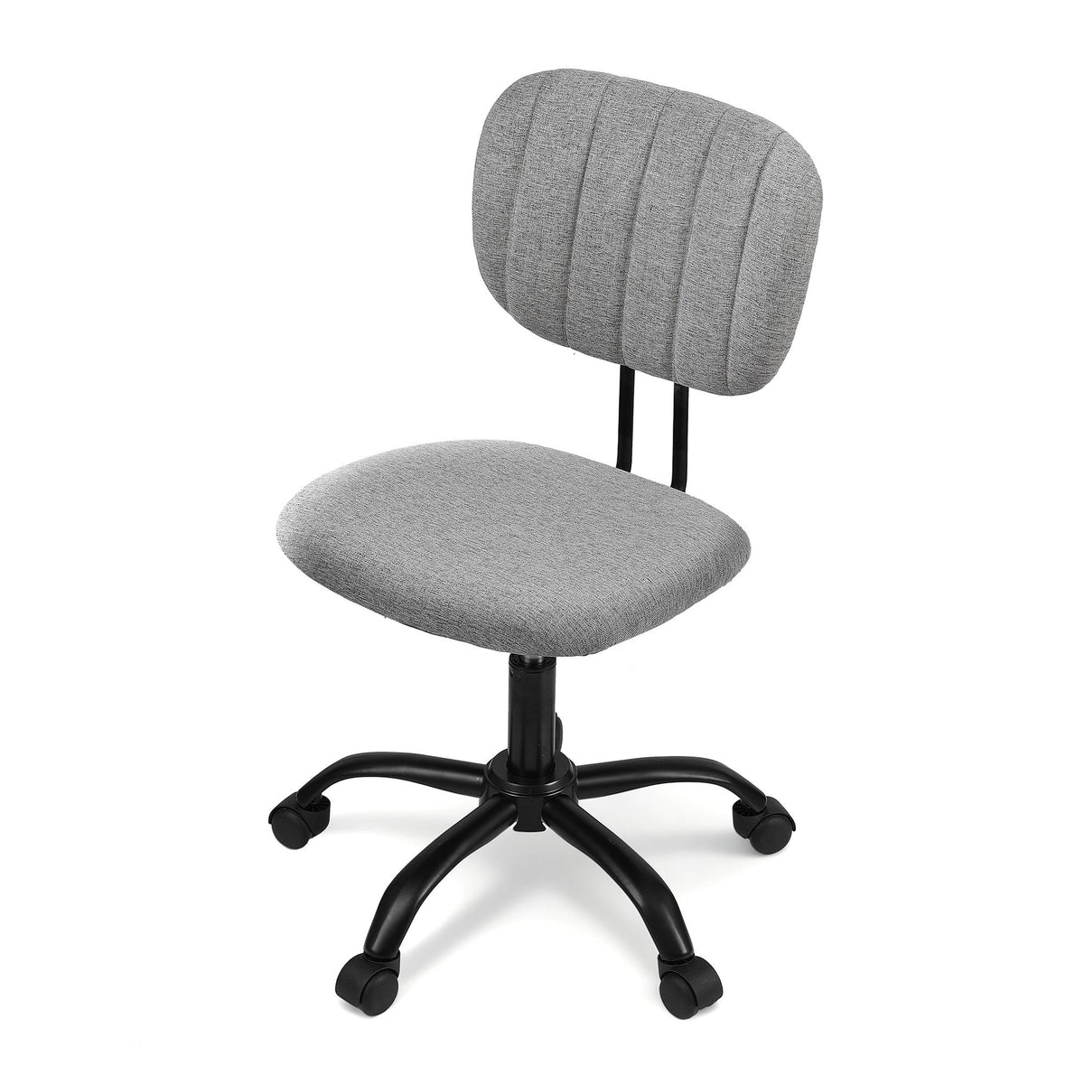 Artiss Armless Office Chair with Wheels, Ergonomic 360° - OCHAIR-M-1142-GY