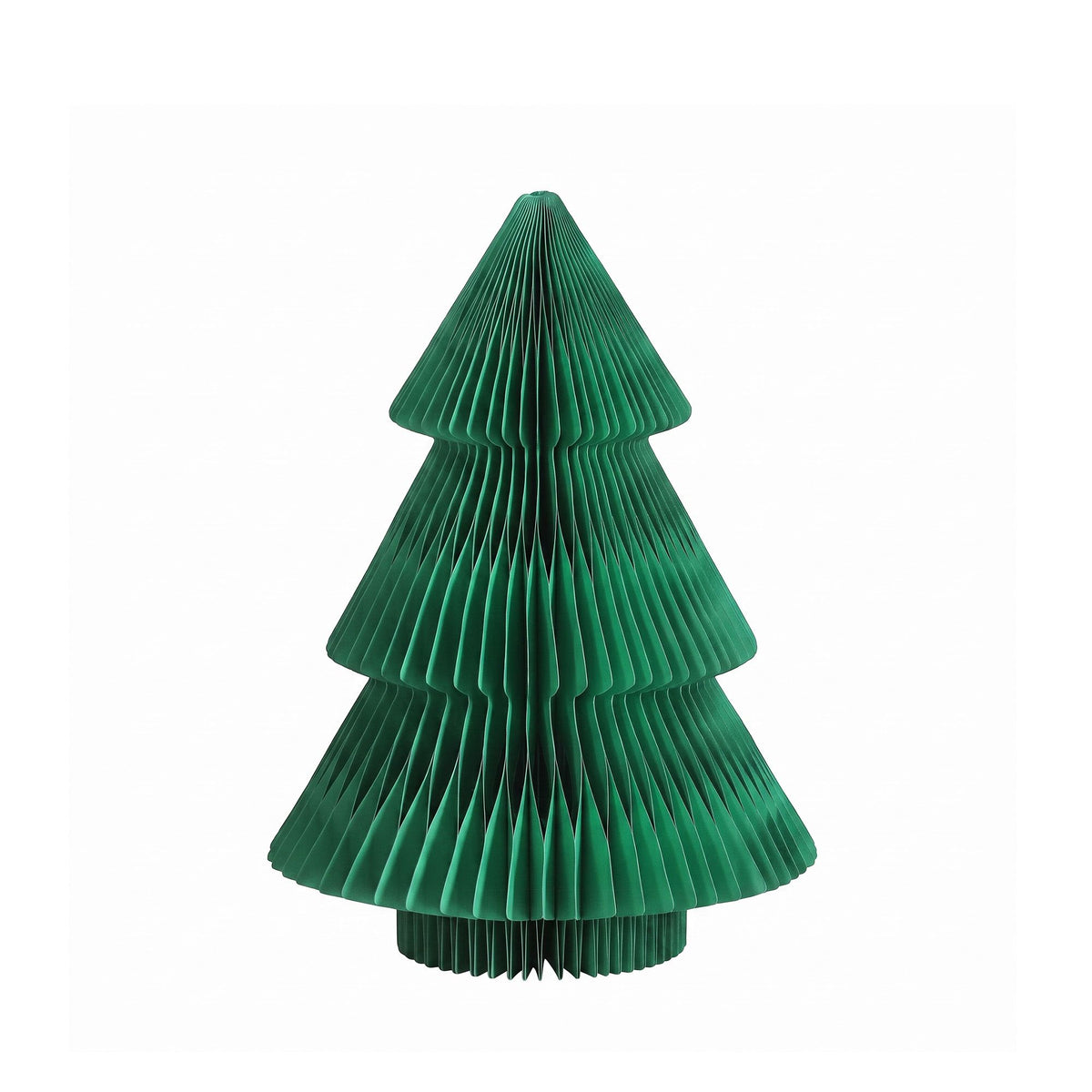 Jingle Jollys Paper Christmas Tree 47CM w/Star Topper Tabletop Green DIY