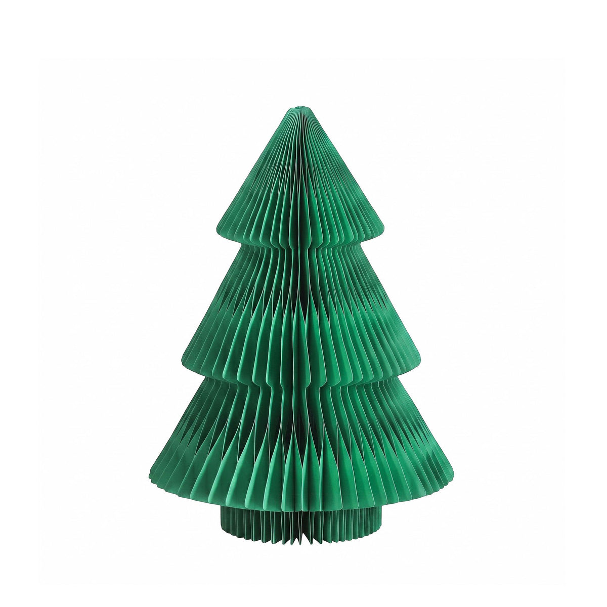 Jingle Jollys Paper Christmas Tree 61 CM w/Star Topper Tabletop Green DIY