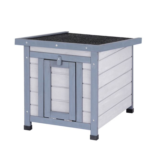 I Pet Outdoor Cat Rabbit Hutch Wooden Shelter Condo Small Enclosure Cat House
