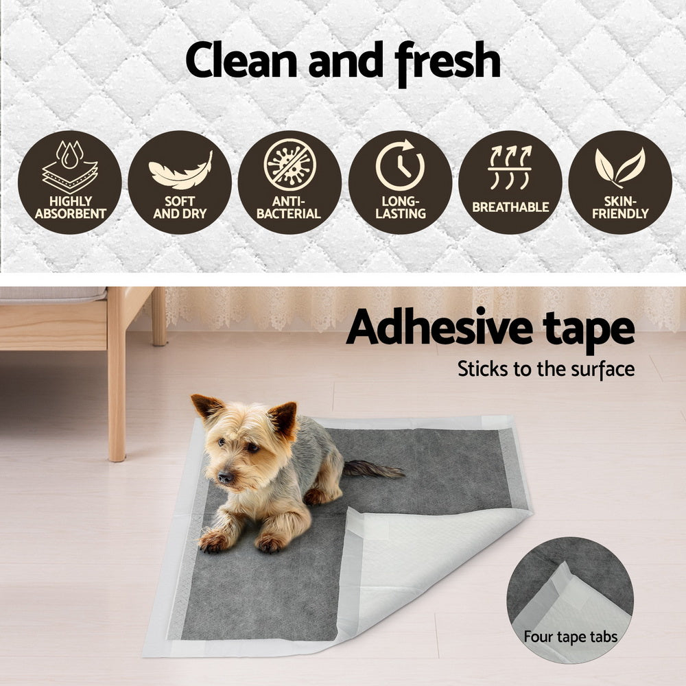 i.Pet Pet Training Pads 200pcs 60x60cm Puppy Dog Toilet Pee - PET-PAD-GR-200