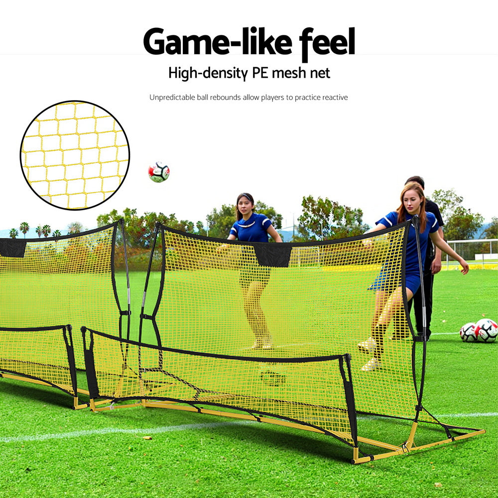 Everfit 2.1m Football Soccer Net Portable Goal Net Rebounder - PN-S015-XL-YE