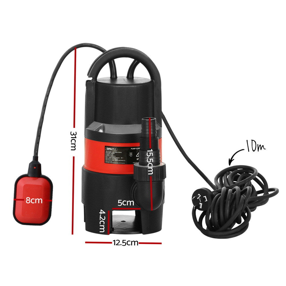 Giantz Garden Submersible Pump 400W Dirty Water Bore Tank Well Steel Sewerage