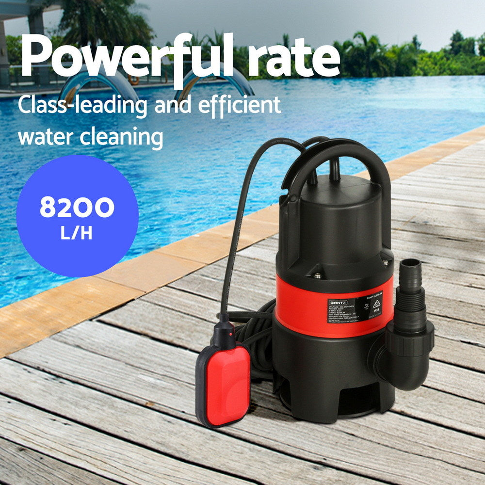 Giantz Garden Submersible Pump 400W Dirty Water Bore Tank Well Steel Sewerage