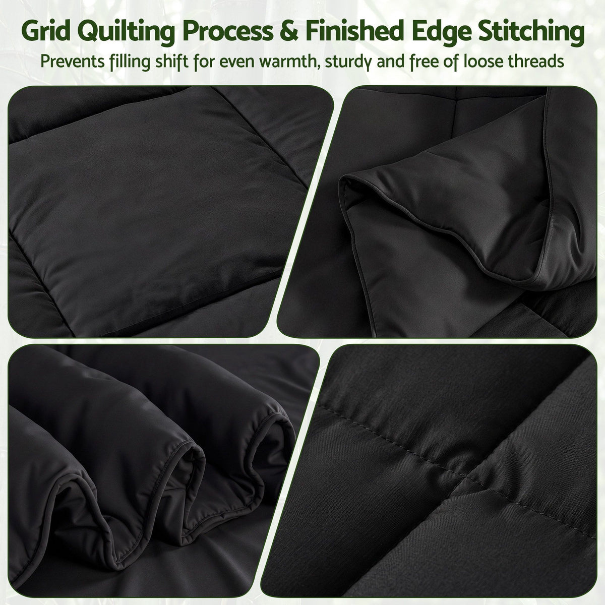 Giselle 200GSM Bamboo Microfibre Double Quilt Lightweight All Season Doona Duvet