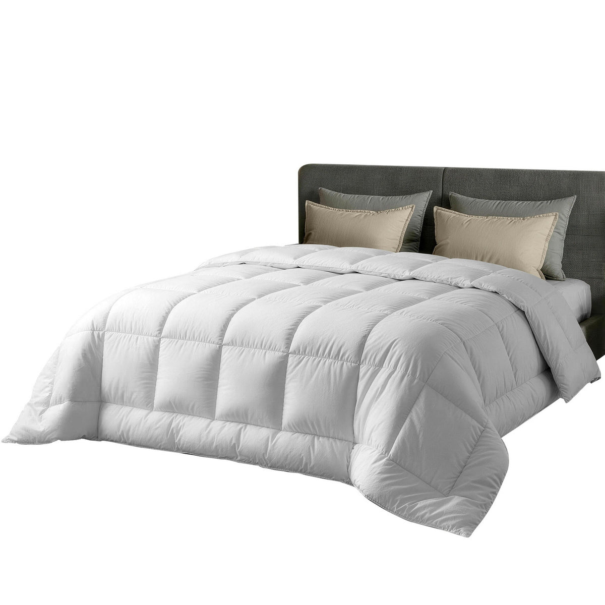 Giselle Bedding Wool Quilt 500GSM Thick King Winter Doona - QUILT-WOOL-500-N-K