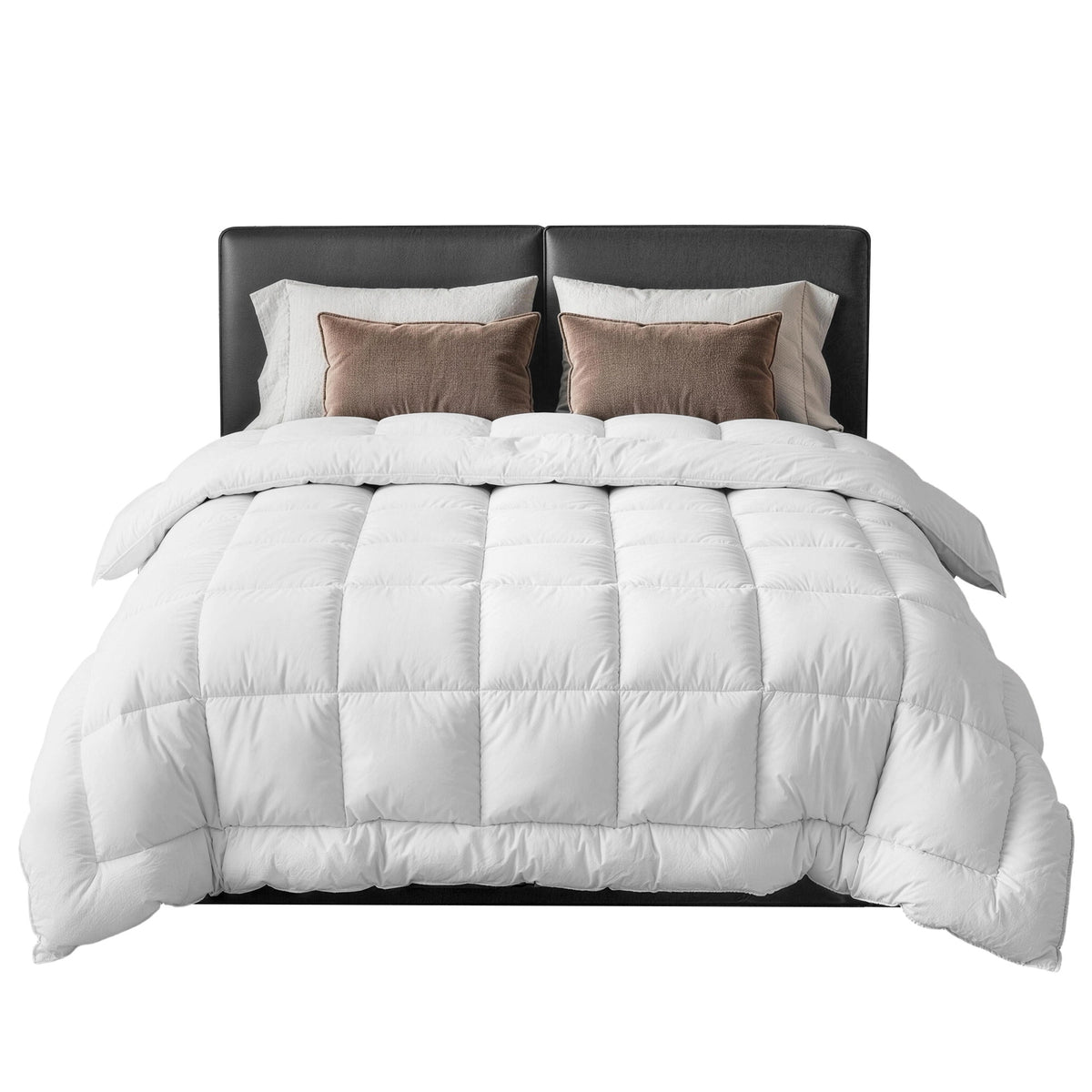 Giselle Bedding Wool Quilt 800GSM Extra Thick Queen Winter - QUILT-WOOL-800-Q