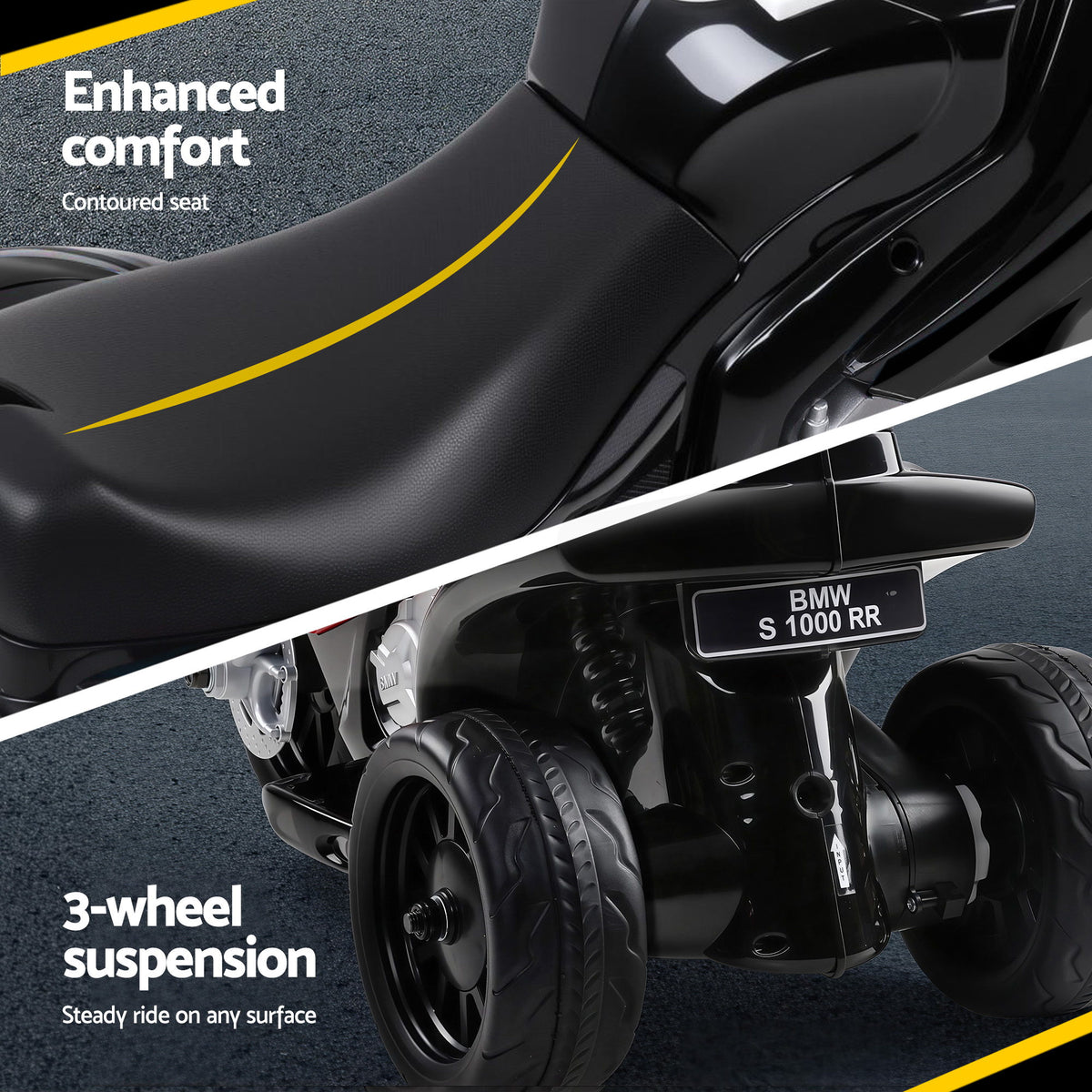 Kids Ride On Car Electric Ride On Cars Motorcycle Motorbike - RCAR-S1000RR-BK