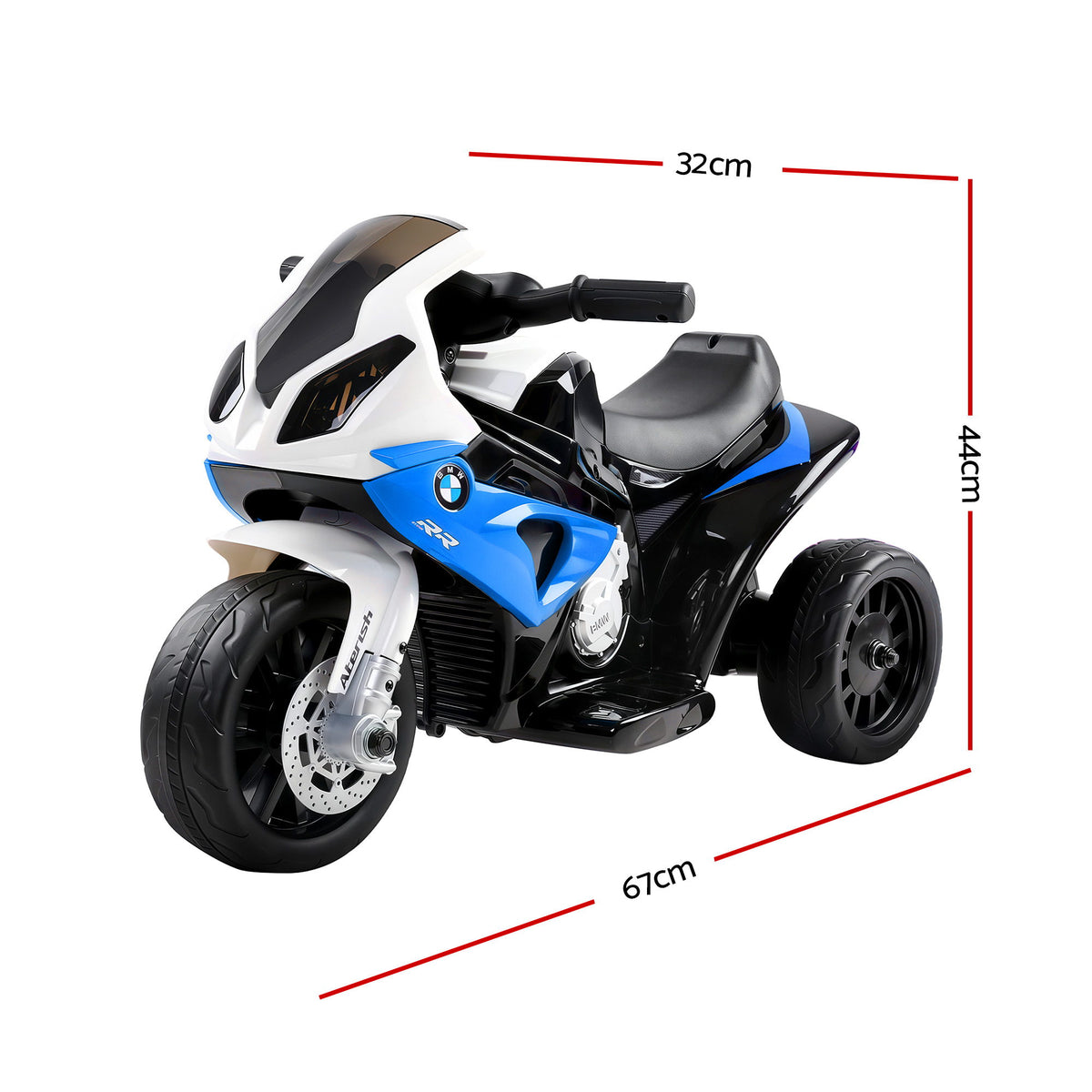 Kids Electric Ride On Car Police Motorcycle Motorbike BMW Licensed S1000RR Blue