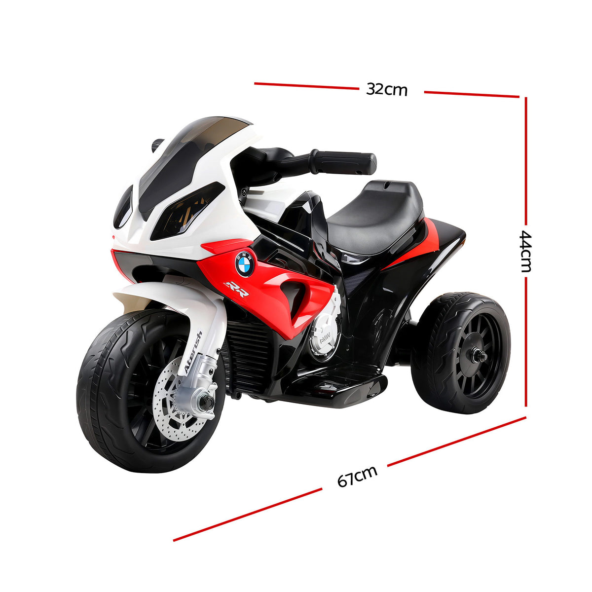 Kids Electric Ride On Car Police Motorcycle Motorbike BMW Licensed S1000RR Red
