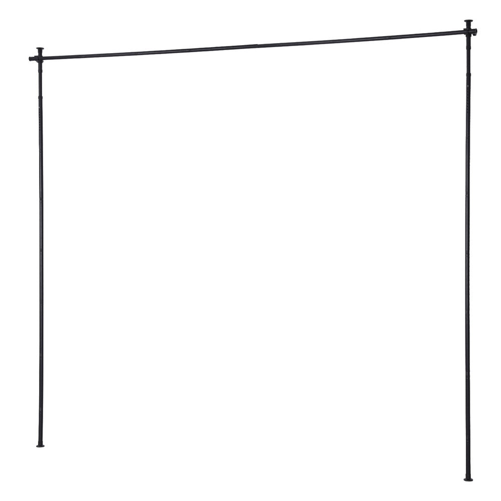 Artiss Room Divider Curtain Rod Extendable Black