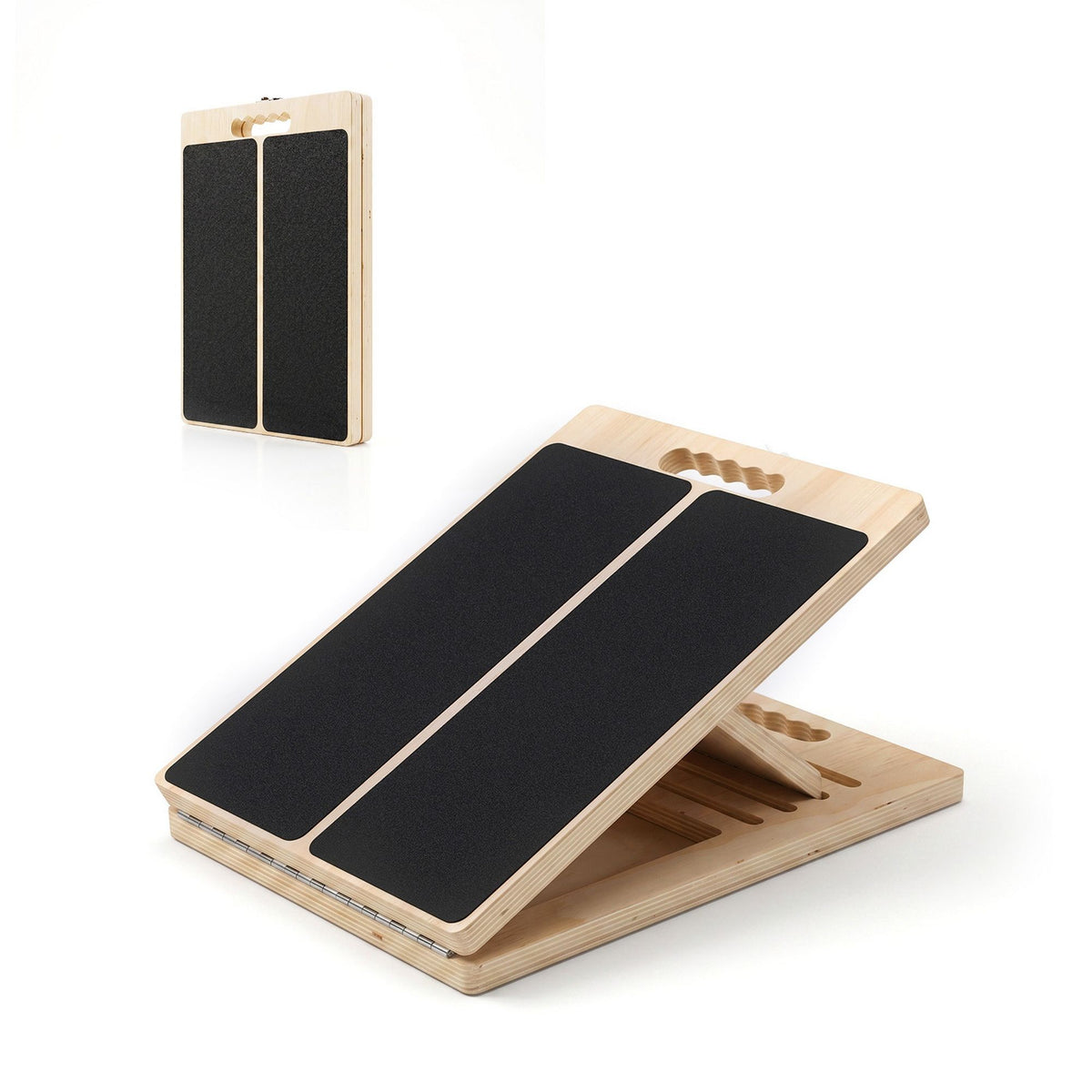 Everfit Wooden Slant Board for Squat & Calf Stretch 5 Angle Foldable Home Gym
