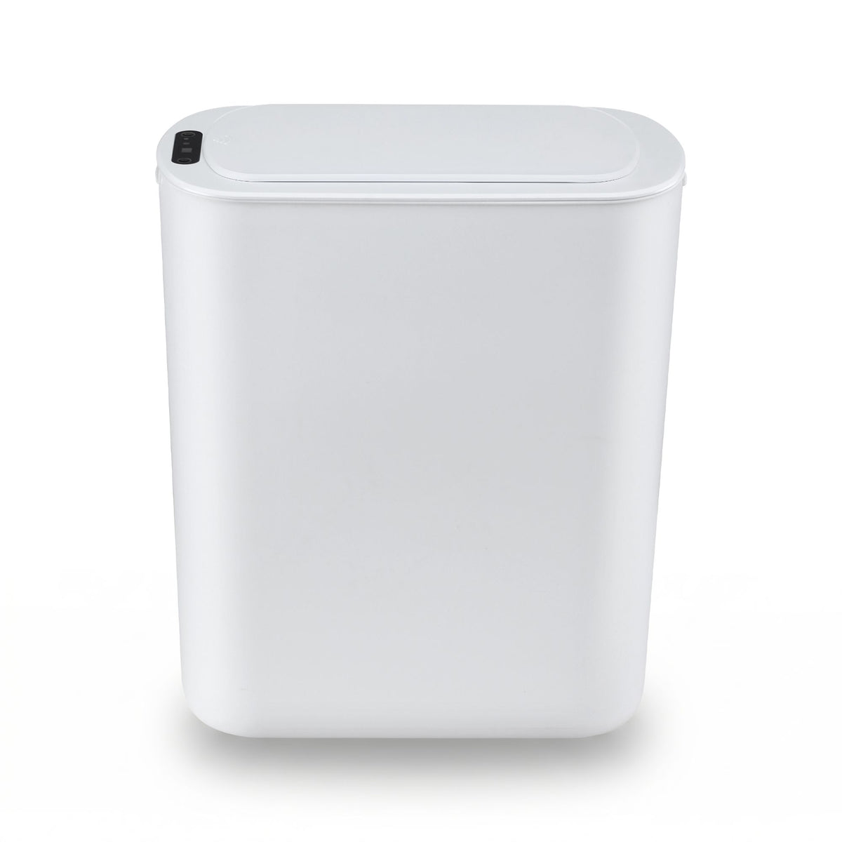 Devanti Automatic Trash Bin with Lid 21L Motion Sensor Kitchen Bin Touchless Garbage Can Plastic Slim Rubbish Bin with Liner Holder for Kitchen, Home, Office, White