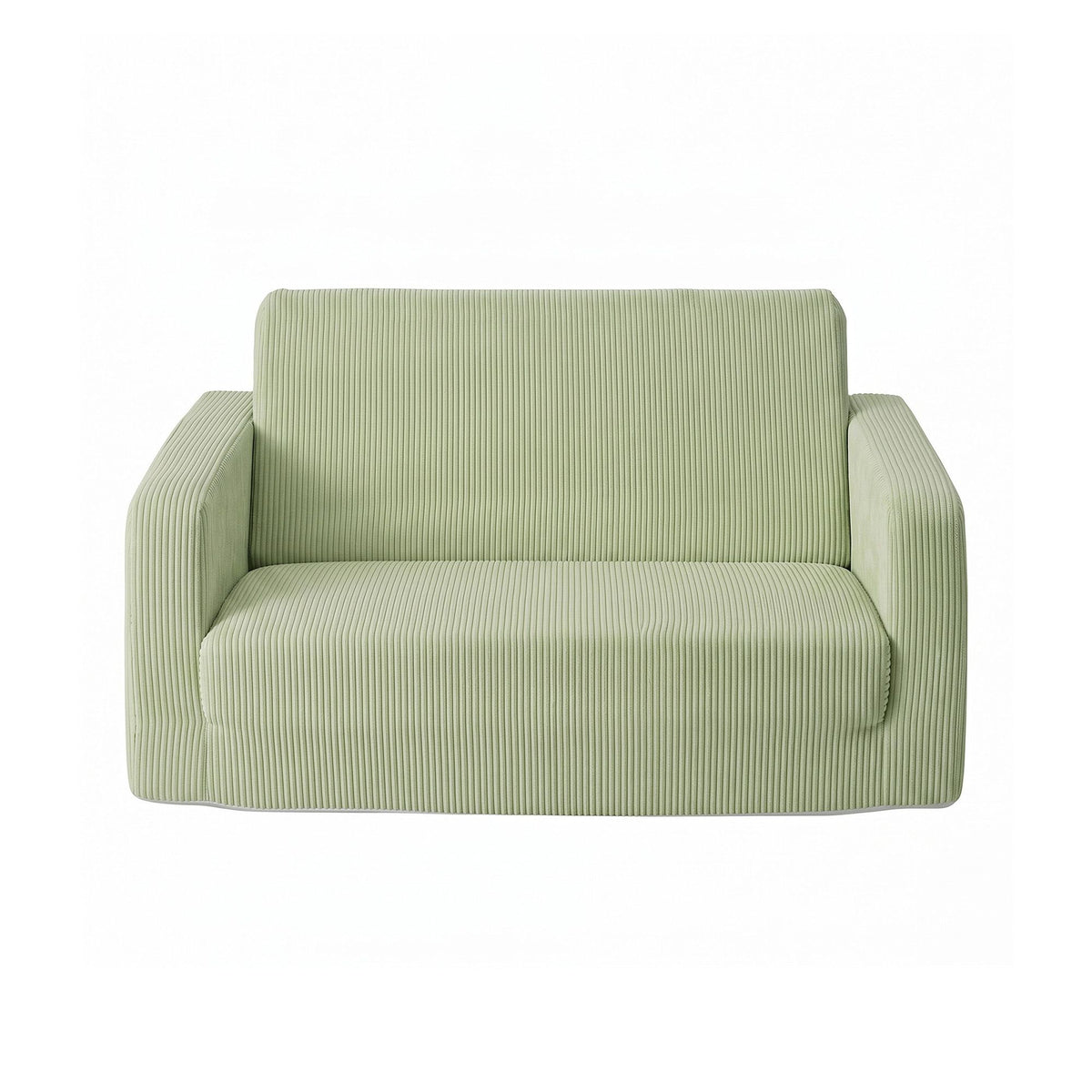 Artiss 2-in-1 Sofa Foam Couch with Side Pocket Light Green
