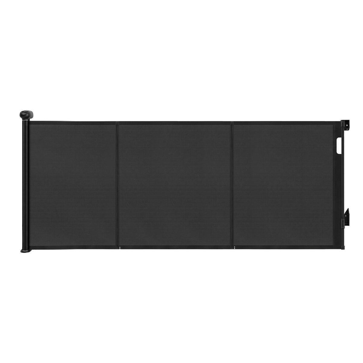 Keezi Retractable Gate Baby Gate Pet Safety Fence Extends up to 400cm Black