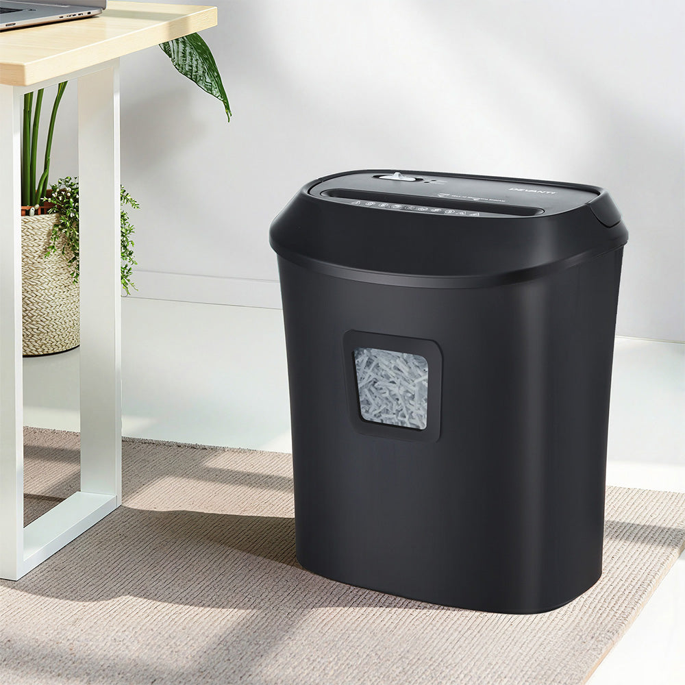 Devanti Electric Paper Shredder for Home Office 10 A4 Paper - SHRED-1001C-BK