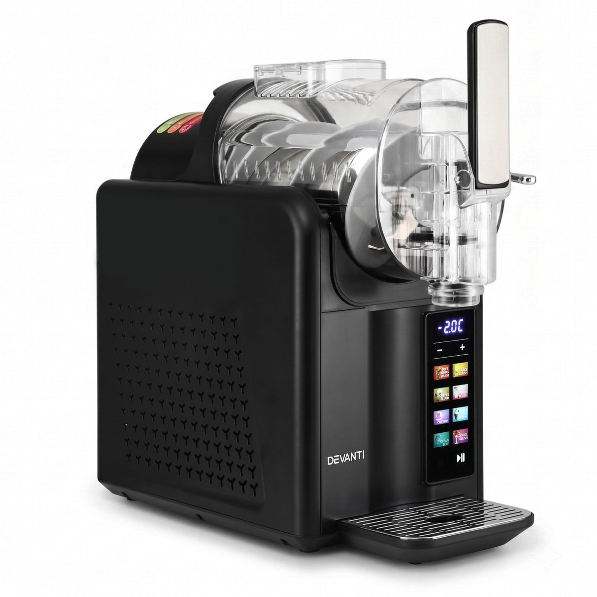 Devanti Slushie Machine 2L Frozen Drink Maker Ice Cream Cocktai - SLS-CR03-2L-BK