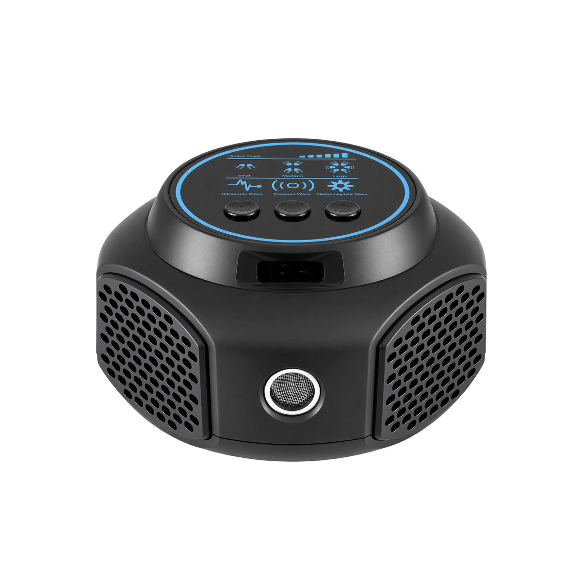 Gardeon Ultrasonic Rat Repeller 360 Degree 4 Modes Pest Repeller Black