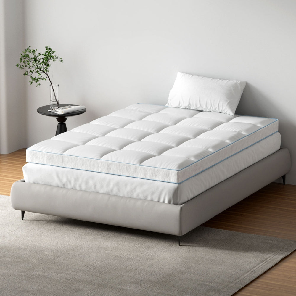 Giselle Bedding 1500GSM Bamboo Pillowtop Mattress Topper - TOPPER-BAM-10-D